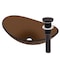 Novatto BABBUCCIA Glass Vessel Bathroom Sink Set, Oil Rubbed Bronze TIS-324TORB - alternate 1